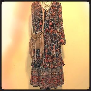 Reba boho chic dress size L